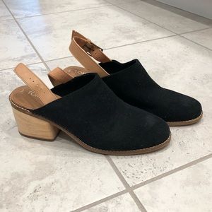 EUC TOMS Leila Slingback Mules